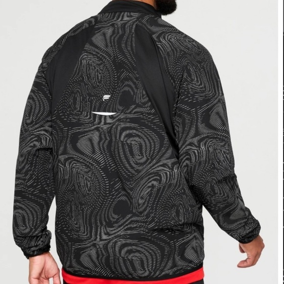 NWT Fabletics The Infinite Jacket Black High Frequency Reflective M - Picture 2 of 7